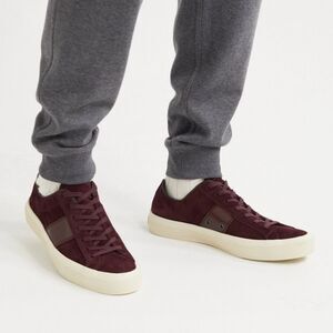 TOM FORD Cambridge Suede Leather Sneakers